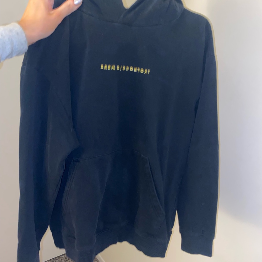 Seek Discomfort Black Hoodie